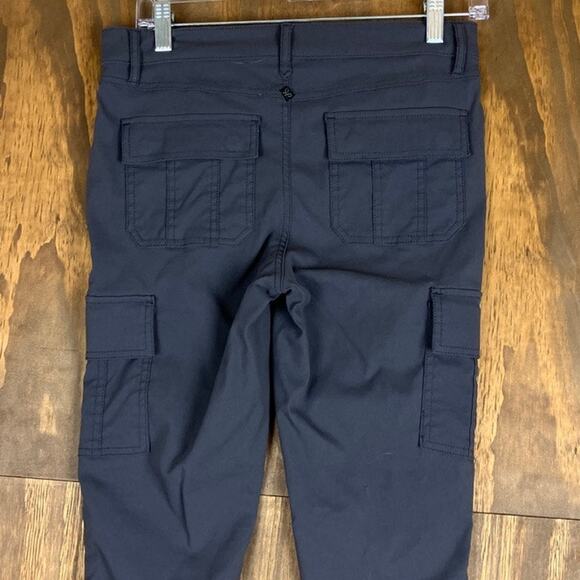 PrAna Womens Pants Gray Mid Rise Cargo Skinny Hiking Wicking Stretch 4 - Picture 10 of 11